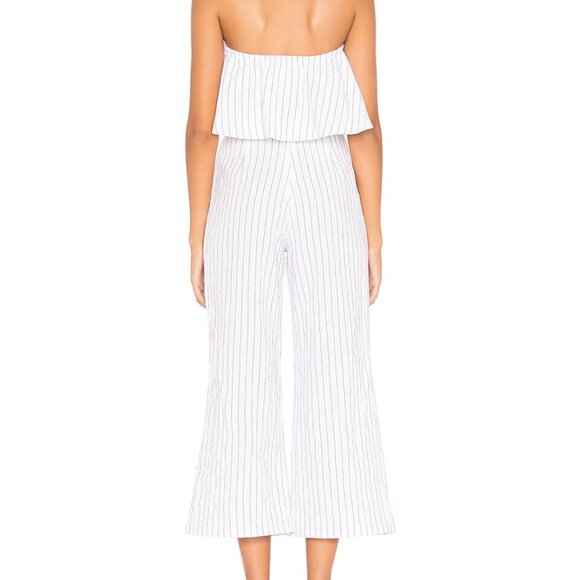 Revolve Brooke Top + Pant Set, White Stripe, Size: XS - Picture 2 of 3